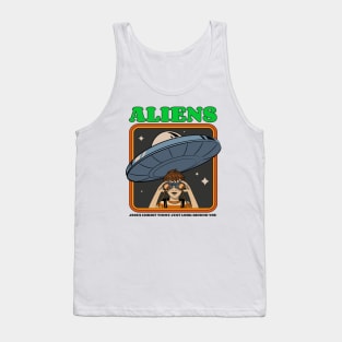 Aliens Ufos Uap Funny Ufo Tank Top